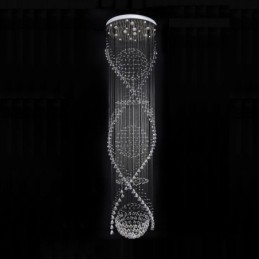 Lampadario moderno in cristallo da soffitto 5 m