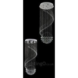 Lampadario da soffitto moderno in cristallo a 6 luci