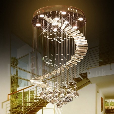 Lampadario da soffitto moderno in cristallo K9 a 9 luci