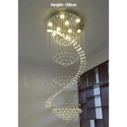 Lampadario da soffitto moderno in cristallo K9 a 9 luci
