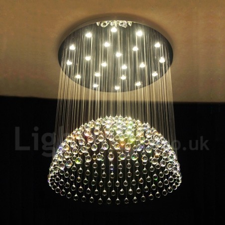 Lampadario da soffitto in cristallo K9 moderno 21 luci