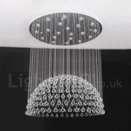 Lampadario da soffitto in cristallo K9 moderno 21 luci