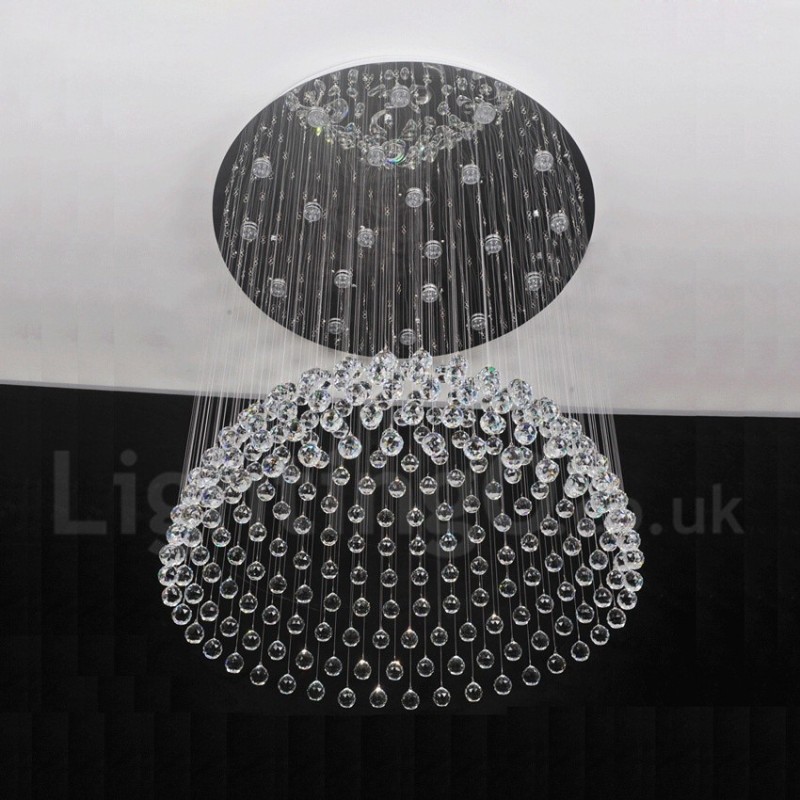 Lampadario da soffitto in cristallo K9 moderno 21 luci