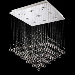 Lampadario da soffitto in cristallo K9 con 9 luci