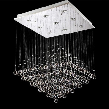 Lampadario da soffitto in cristallo K9 con 9 luci