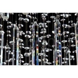 Lampadario da soffitto moderno in cristallo K9 a 5 luci LED
