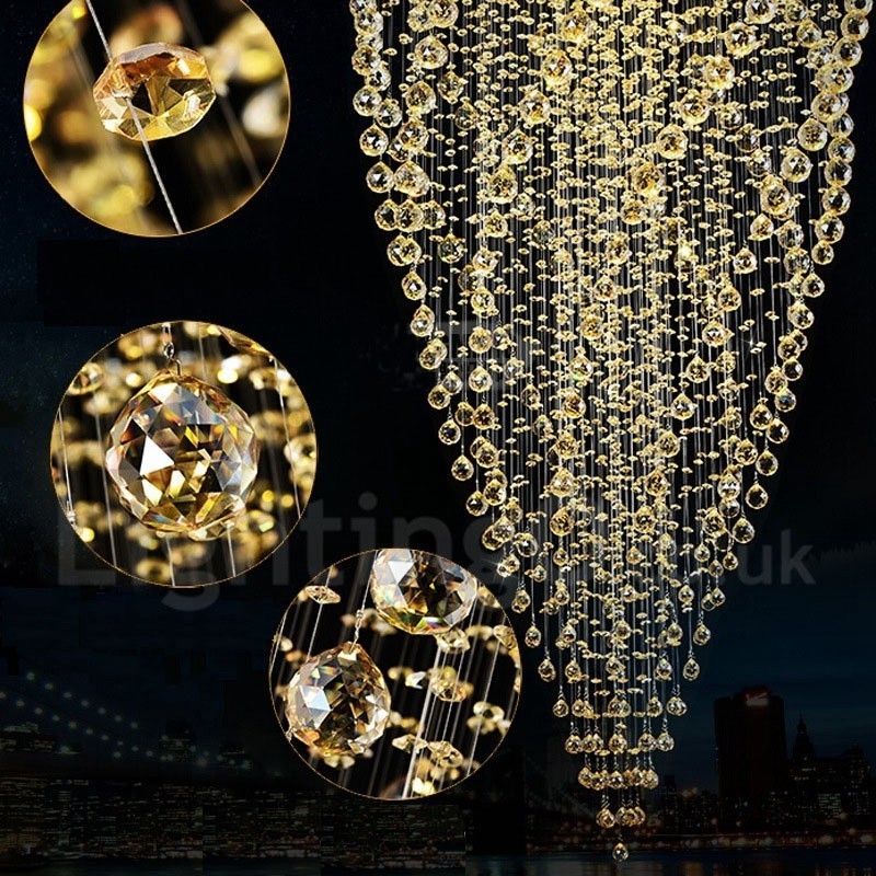 Lampadario da soffitto K9 in cristallo 15 luci moderno