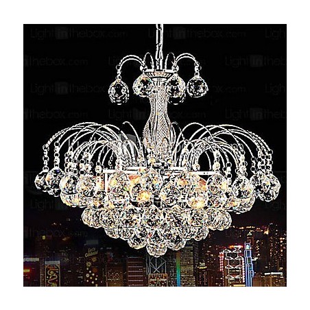 Lampadario moderno in cristallo a 3 luci
