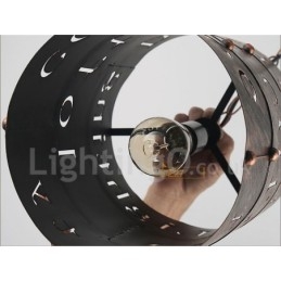 Lampada a sospensione vintage retrò a 1 luce per casa e caffetteria