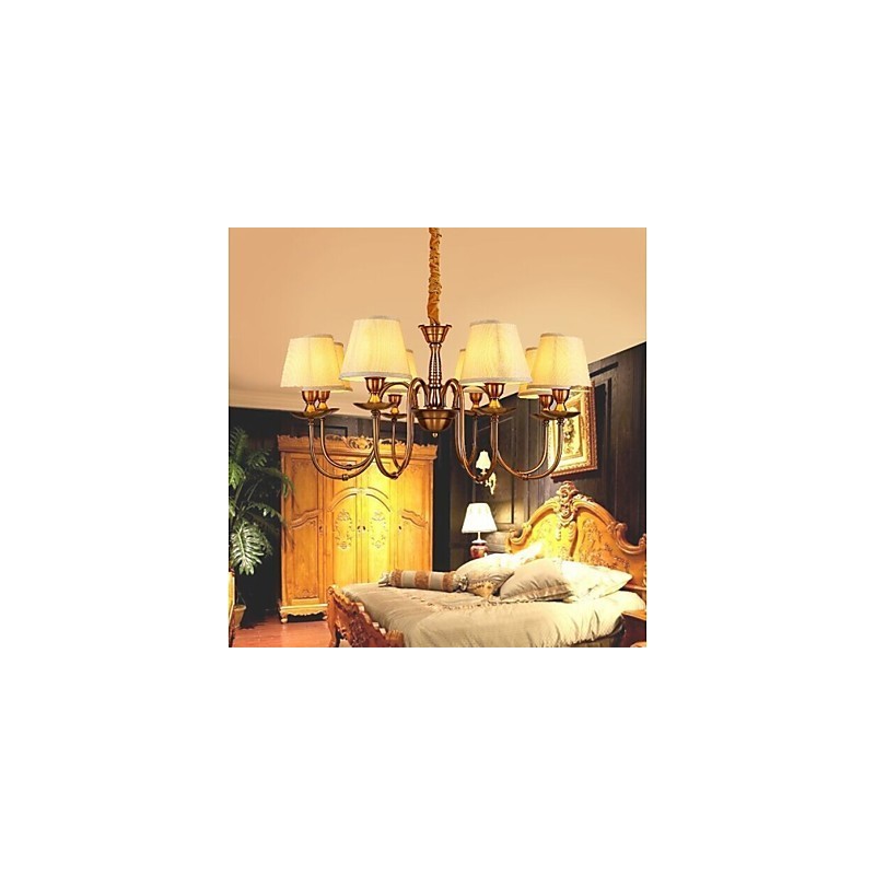 Lampadario moderno contemporaneo in metallo giallo 35 cm 85 cm