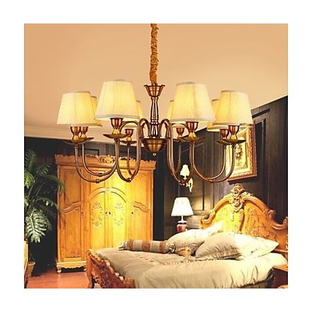 Lampadario moderno contemporaneo in metallo giallo 35 cm 85 cm