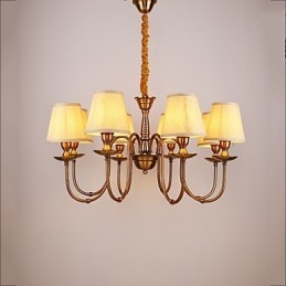 Lampadario moderno contemporaneo in metallo giallo 35 cm 85 cm
