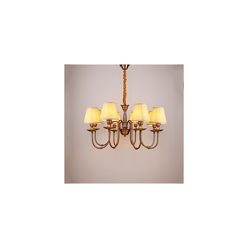 Lampadario moderno contemporaneo in metallo giallo 35 cm 85 cm