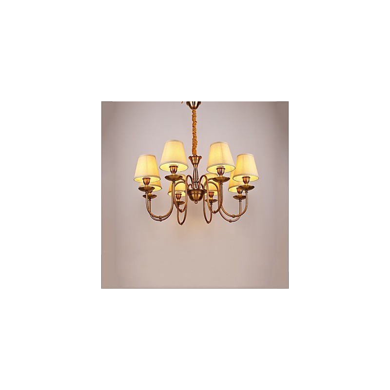 Lampadario moderno contemporaneo in metallo giallo 35 cm 85 cm