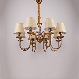 Lampadario moderno contemporaneo in metallo giallo 35 cm 85 cm