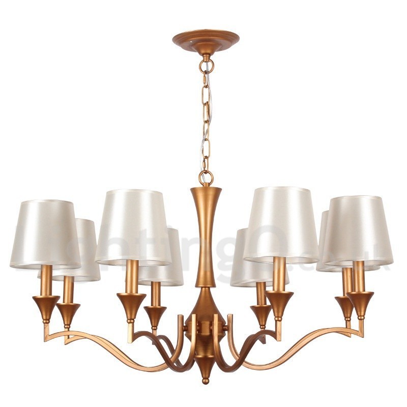 Lampadario classico a 8 luci in stile candela