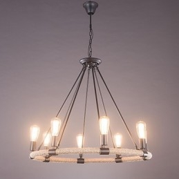 Lampadario tradizionale classico rustico vintage retrò per camera da letto e sala da pranzo