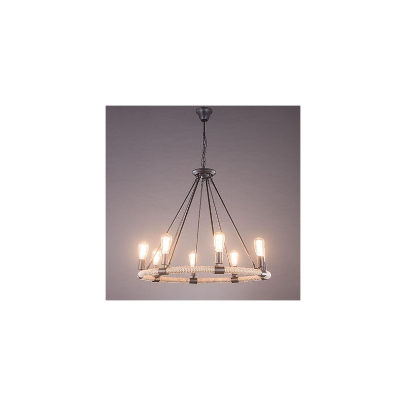 Lampadario tradizionale classico rustico vintage retrò per camera da letto e sala da pranzo