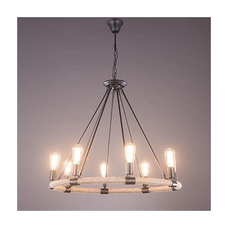 Lampadario tradizionale classico rustico vintage retrò per camera da letto e sala da pranzo