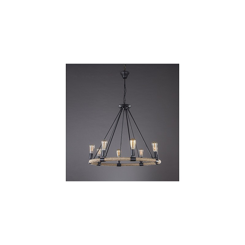 Lampadario tradizionale classico rustico vintage retrò per camera da letto e sala da pranzo
