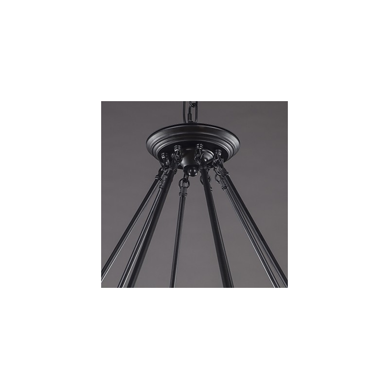 Lampadario tradizionale classico rustico vintage retrò per camera da letto e sala da pranzo