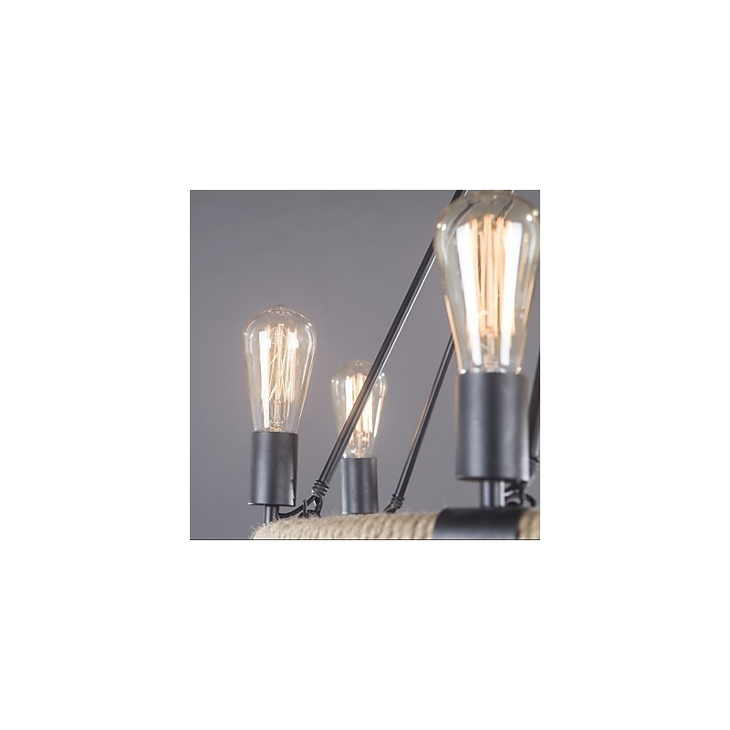 Lampadario tradizionale classico rustico vintage retrò per camera da letto e sala da pranzo