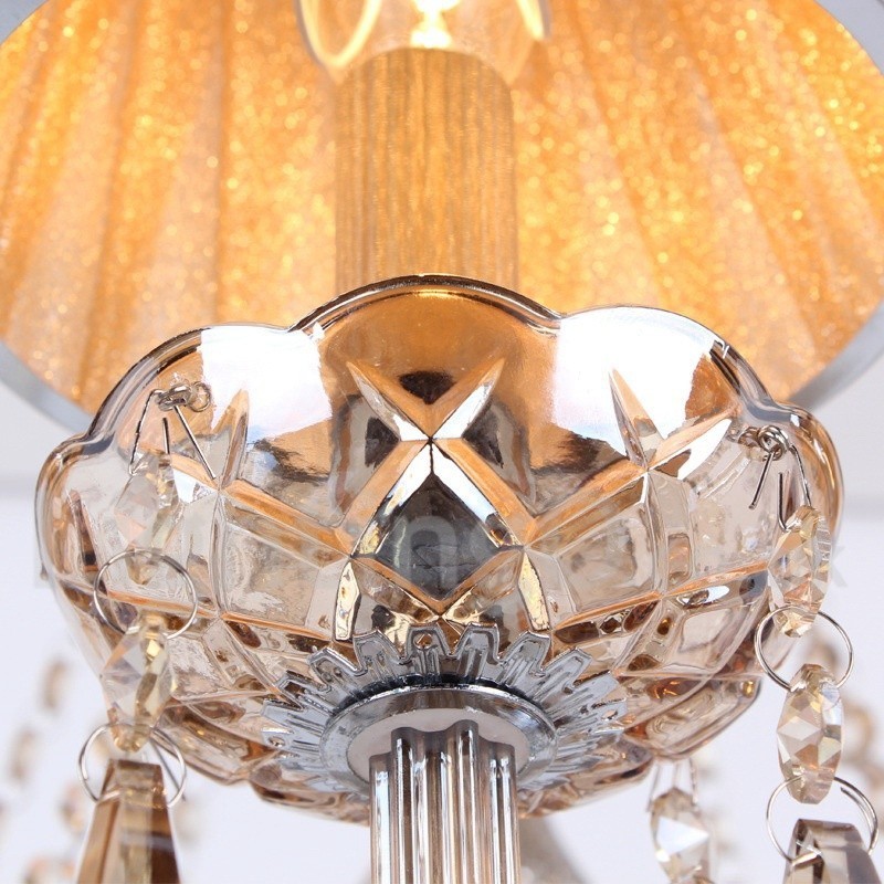 Lampadario a candela a 3 luci in cristallo K9