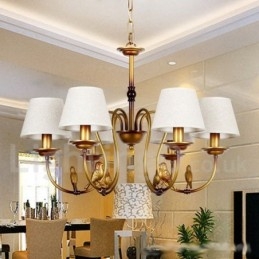 Lampadario retrò rustico moderno contemporaneo a 6 luci