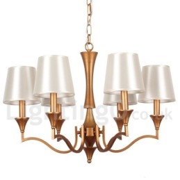 Lampadario classico a 6 luci in stile mediterraneo a candela