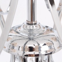 Lampadario a candela contemporaneo in cristallo K9 a 8 luci
