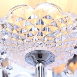 Lampadario a candela in cristallo K9 a 8 luci