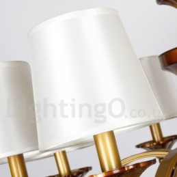 Lampadario in stile mediterraneo retrò a 3 luci