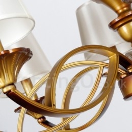 Lampadario in stile mediterraneo retrò a 3 luci