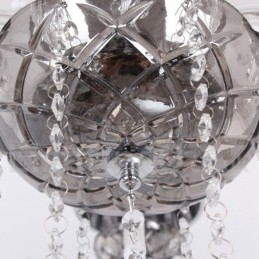 Lampadario a candela in cristallo K9 a 8 luci