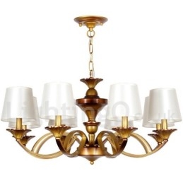 Lampadario retrò mediterraneo classico a 8 luci