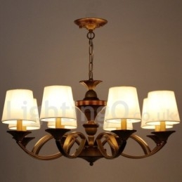 Lampadario retrò mediterraneo classico a 8 luci