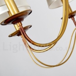 Lampadario rustico mediterraneo moderno a 8 luci in stile candela