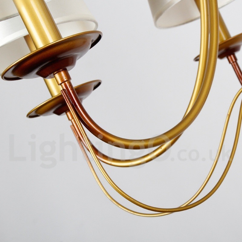 Lampadario rustico mediterraneo moderno a 8 luci in stile candela
