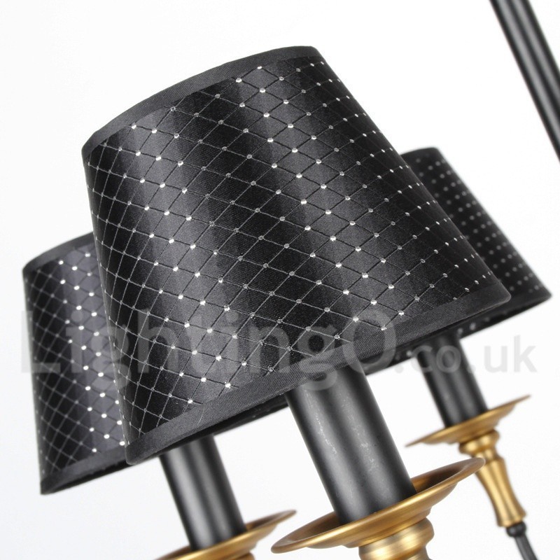 Lampadario rustico retrò a 5 luci