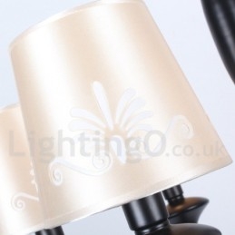 Lampadario a 3 luci stile mediterraneo a candela