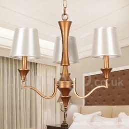 Lampadario classico a 3 luci in stile mediterraneo a candela