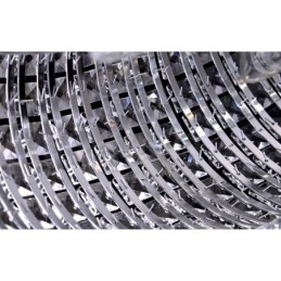 Lampadario a sospensione moderno in cristallo K9 per interni, 5 o 6 luci, 43 o 50 cm