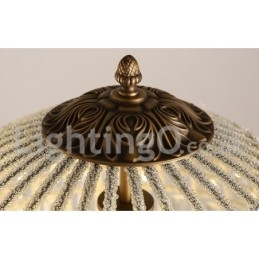 Lampadario a sospensione in cristallo K9 Globe con LED integrato