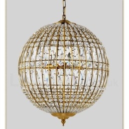 Lampadario a sospensione moderno Globo in cristallo K9