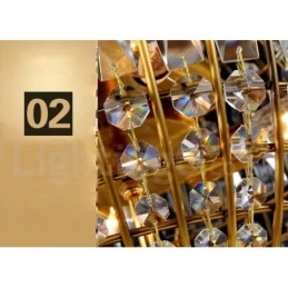 Lampadario a sospensione moderno Globo in cristallo K9