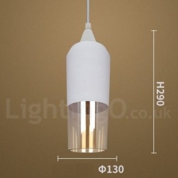 Lampada a sospensione vintage in vetro per soggiorno