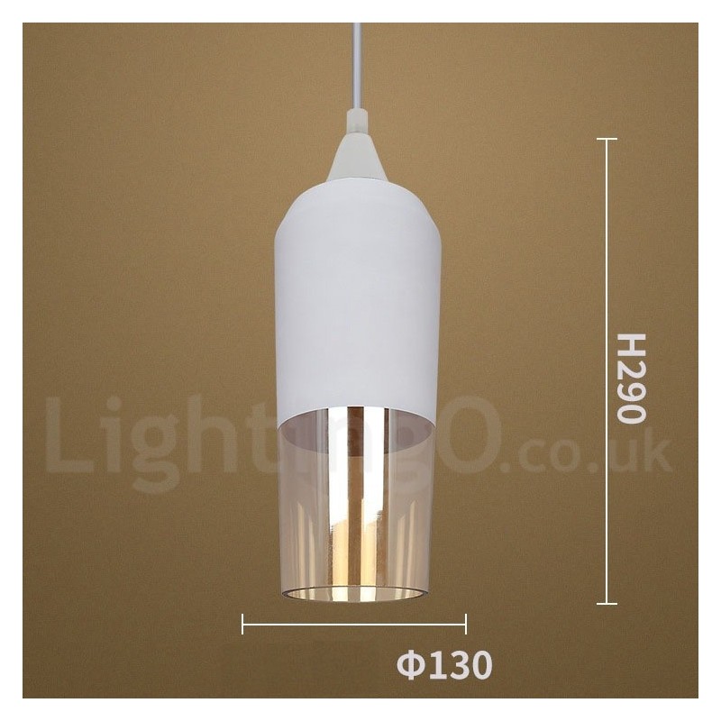 Lampada a sospensione vintage in vetro per soggiorno