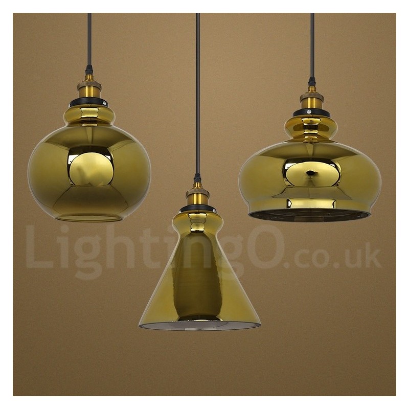 Lampada a sospensione in vetro stile europeo