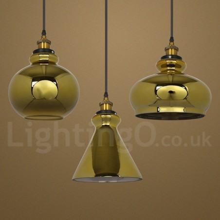 Lampada a sospensione in vetro stile europeo