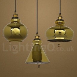 Lampada a sospensione in vetro stile europeo